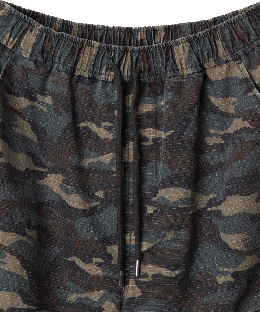 WEGO 【ウエストゴム】ヴィンテージウォッシュパラシュートカーゴパンツ 