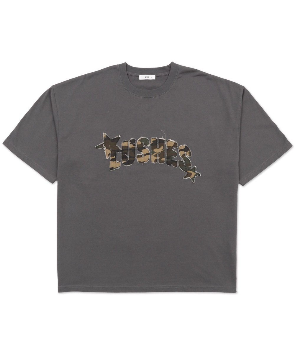 WEGO ダメージアップリケグラフィックT（SS） 