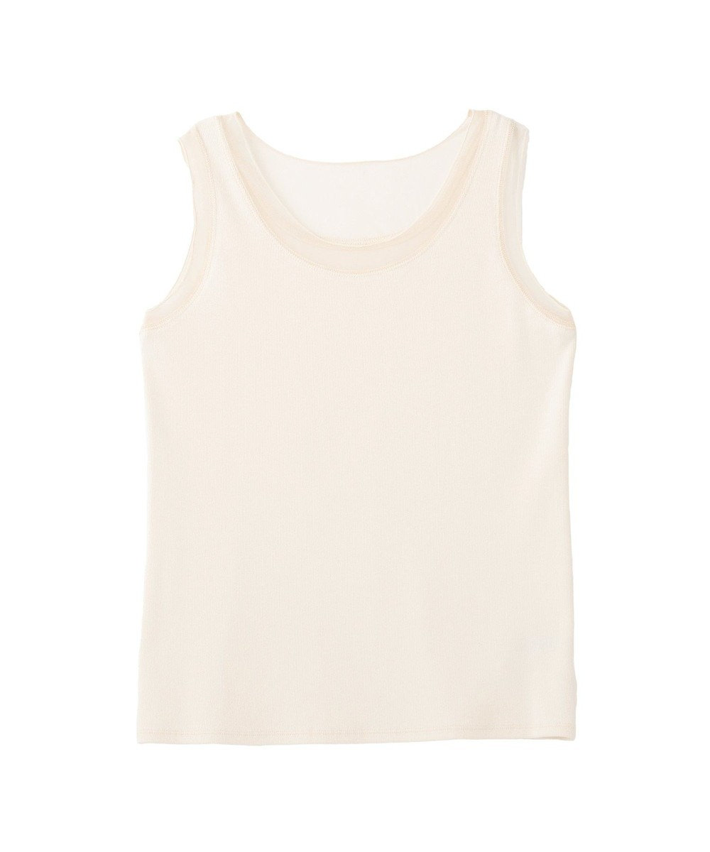 YECCA VECCA チュールMIXリブインナー 