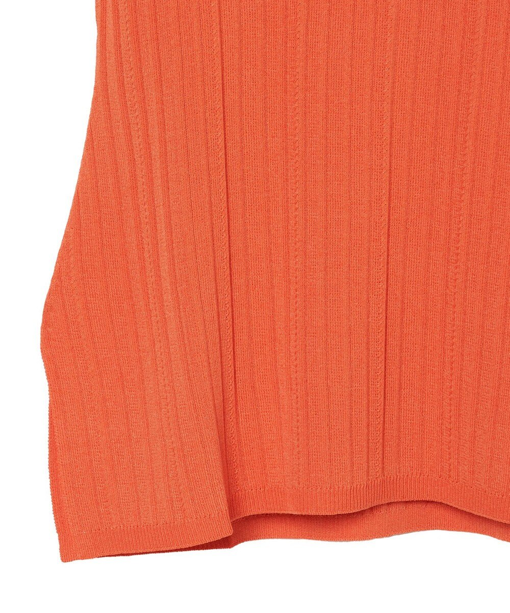 JOSEPH 【洗える】ヴィスコースリブ　ニットポロトップ 