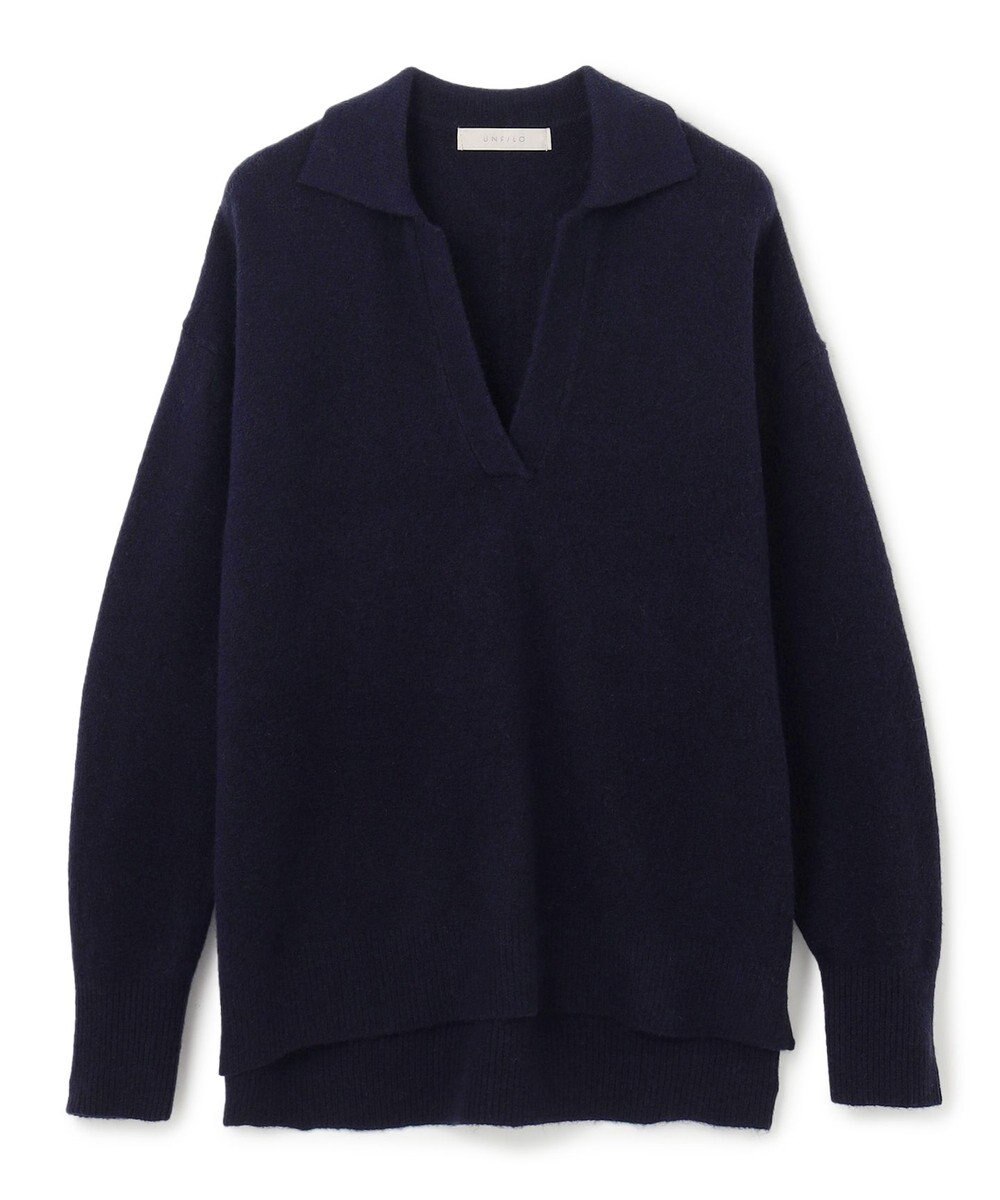 UNFILO ふわふわ スキッパーニット 