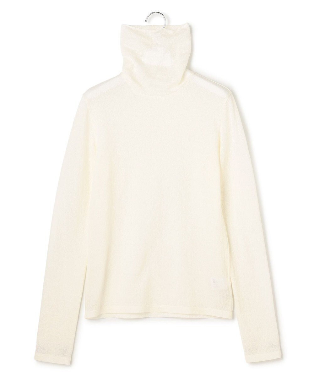 ICB 【先行予約・WEB限定】 コットンレーシージャガード ハイネックカットソー 