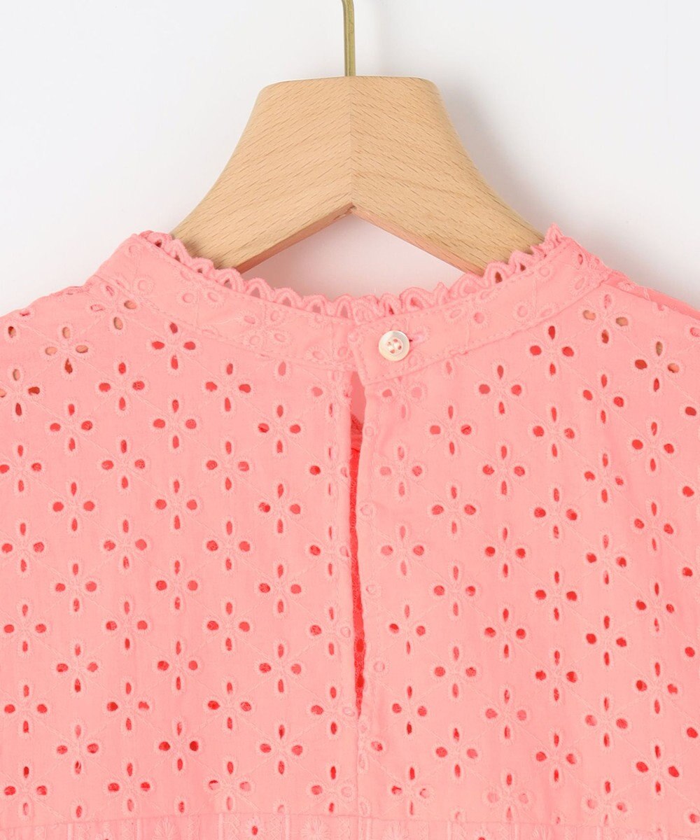 組曲 S エンブロイダリーレースハイネック ブラウス 