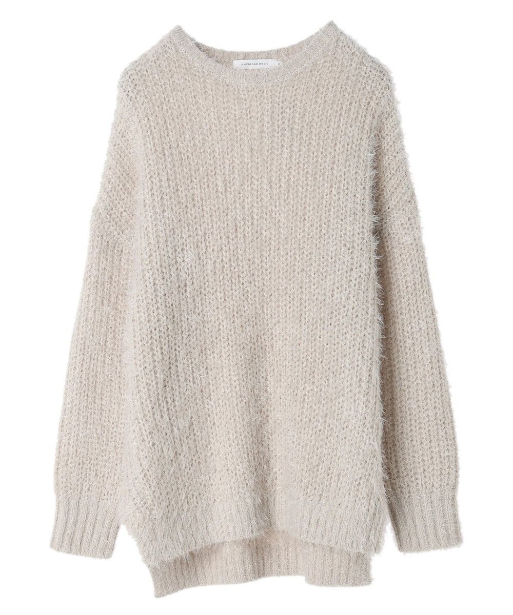 AMERICAN HOLIC シャギーゆるっとニットプルオーバー 