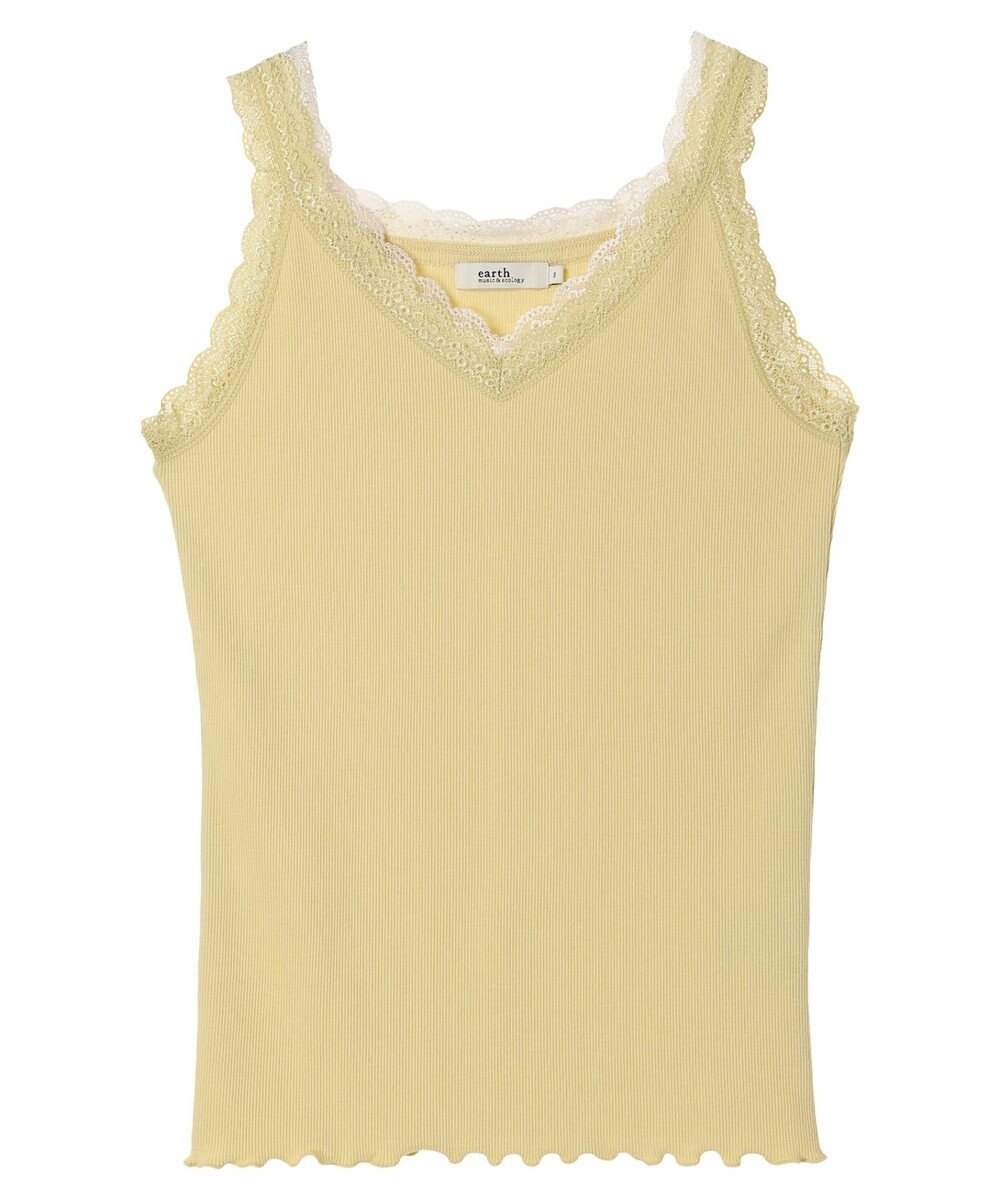 earth music&ecology ダブルレースタンクトップ 
