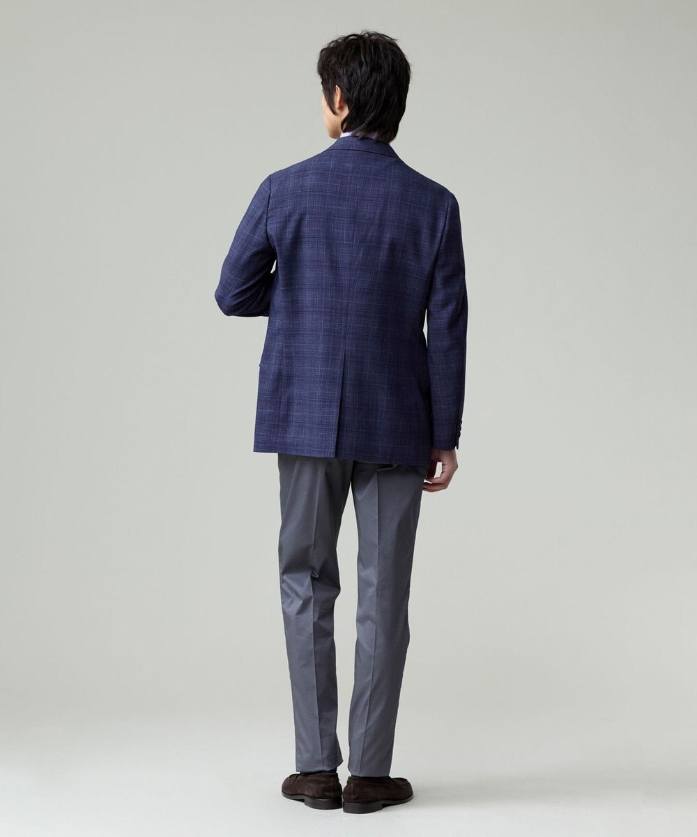 J.PRESS MEN 【ストレッチ】グリストーンダンプ ステムテーパードパンツ 