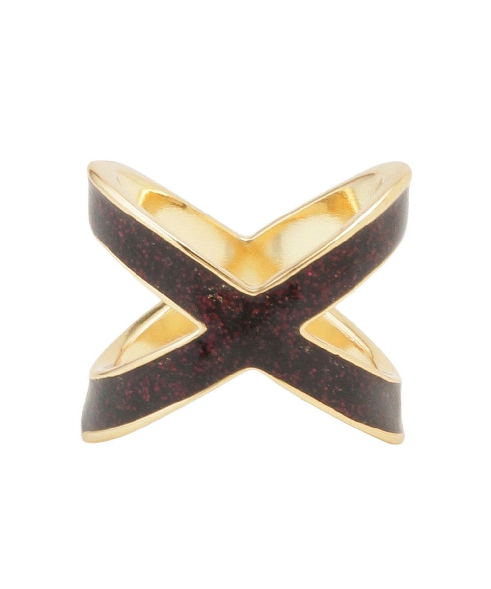 MOONBAT Luna Luce(ルナルーチェ)スカーフリング ラメ Cross お手持ちのスカーフを通すだけ ギフト 