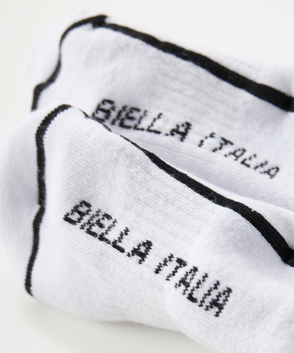 FILA GOLF／marie claire 【FILA GOLF】ライン入りクルーソックス 