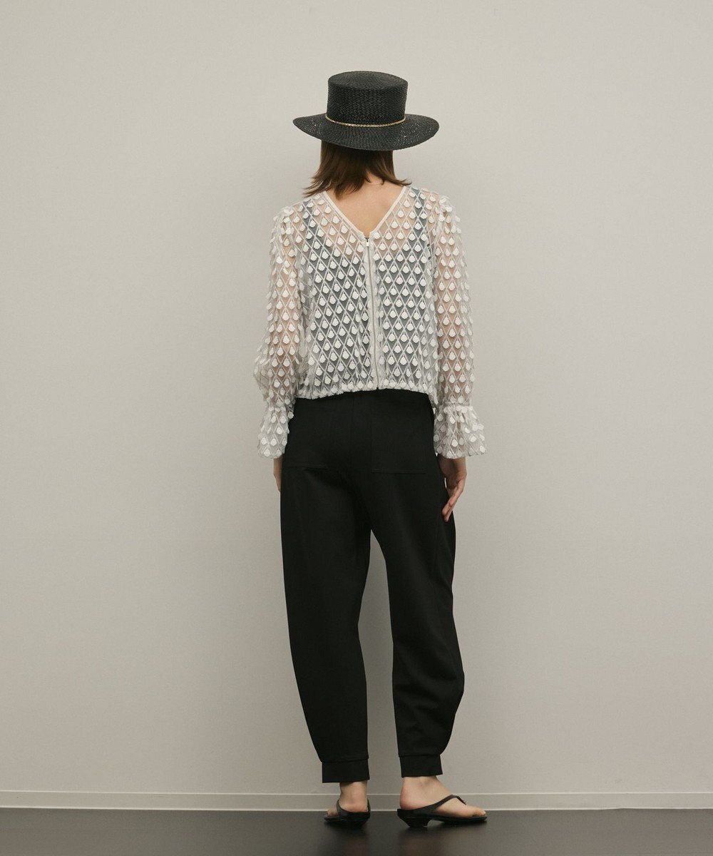 GRACE CONTINENTAL ポンチイージーパンツ 