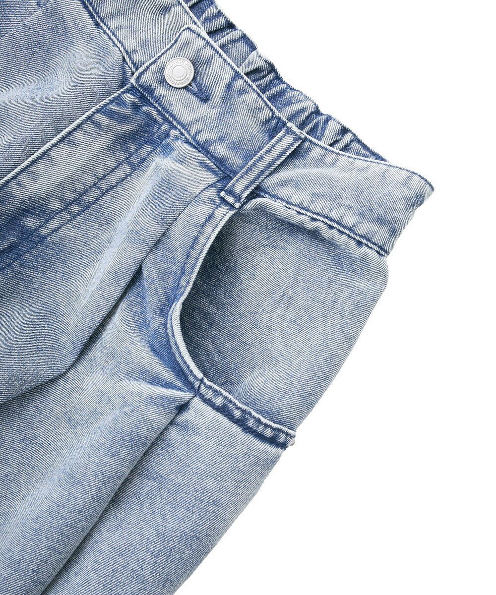 Green Parks デニムタックワイドパンツ 