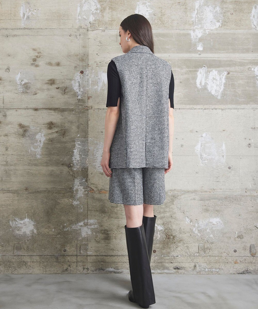 GRACE CONTINENTAL 千鳥ウールハーフパンツ 