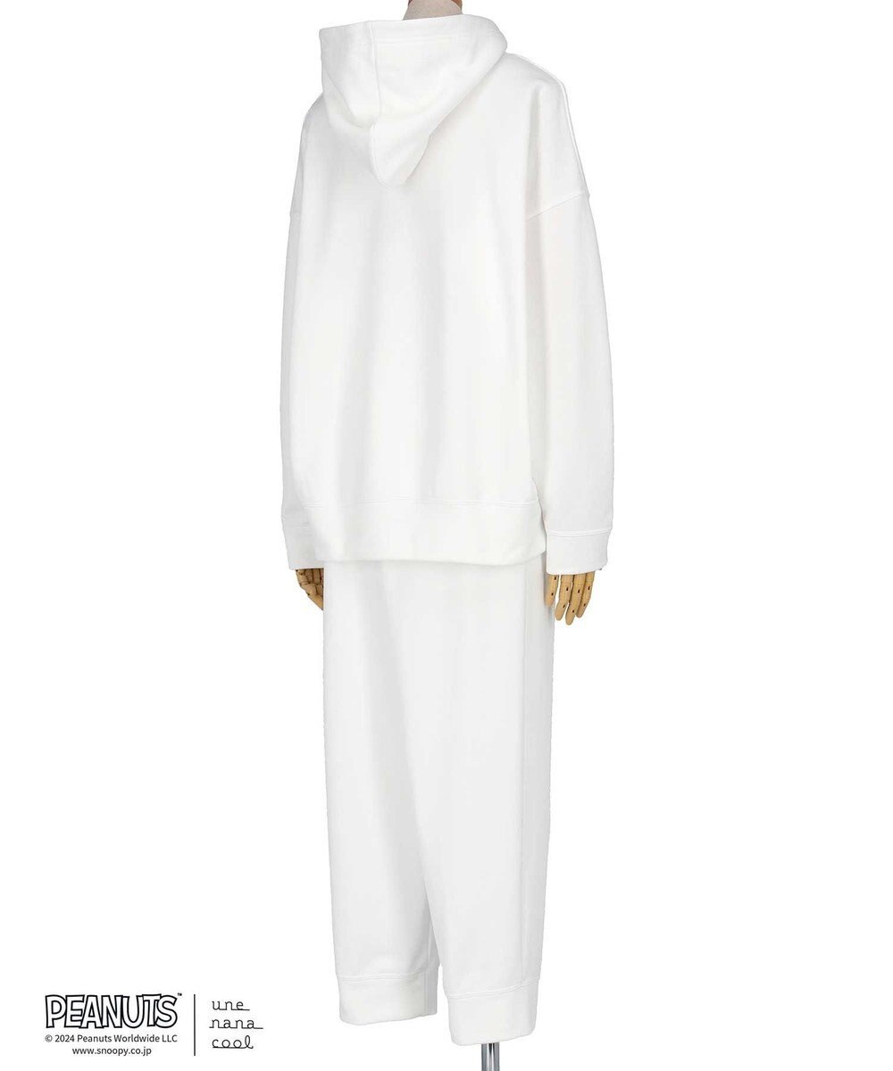 une nana cool MADE WITH PEANUTS なめらか綿混フーディーパジャマ 
