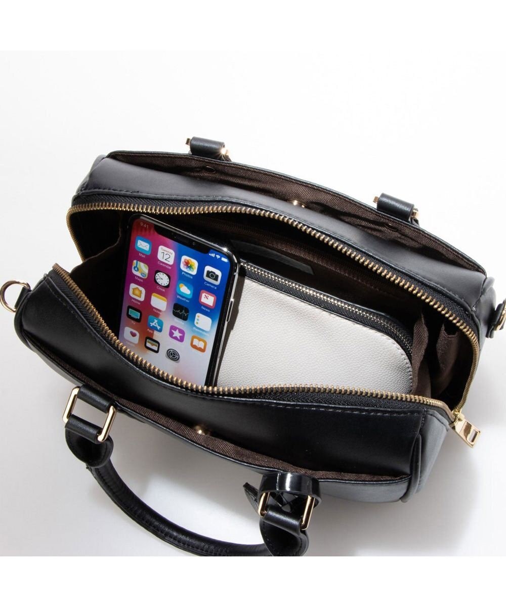 UNBILLION cachecache お財布ミニボストンバッグ 