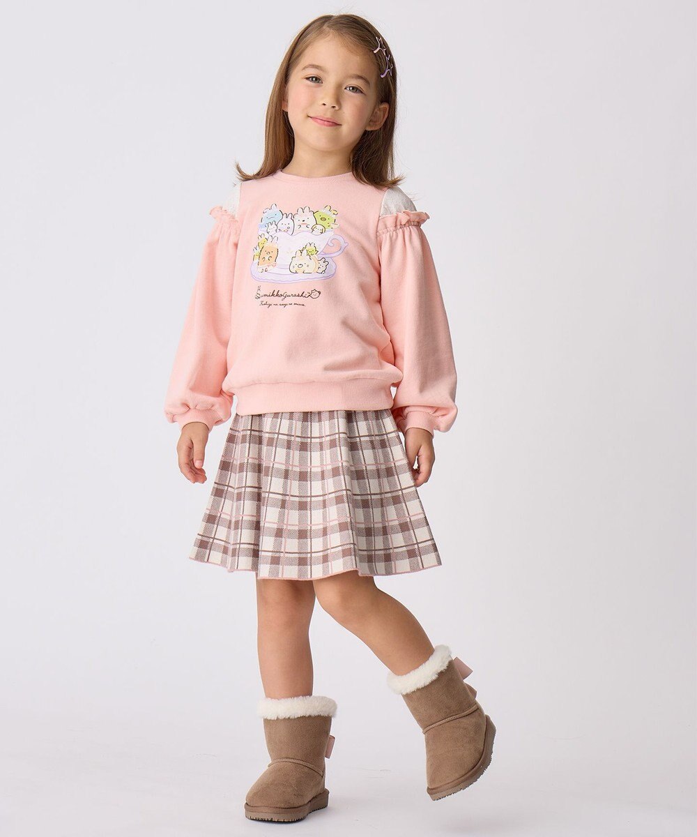 ANY KIDS 【すみっコぐらし】レイヤード 風 トレーナー 