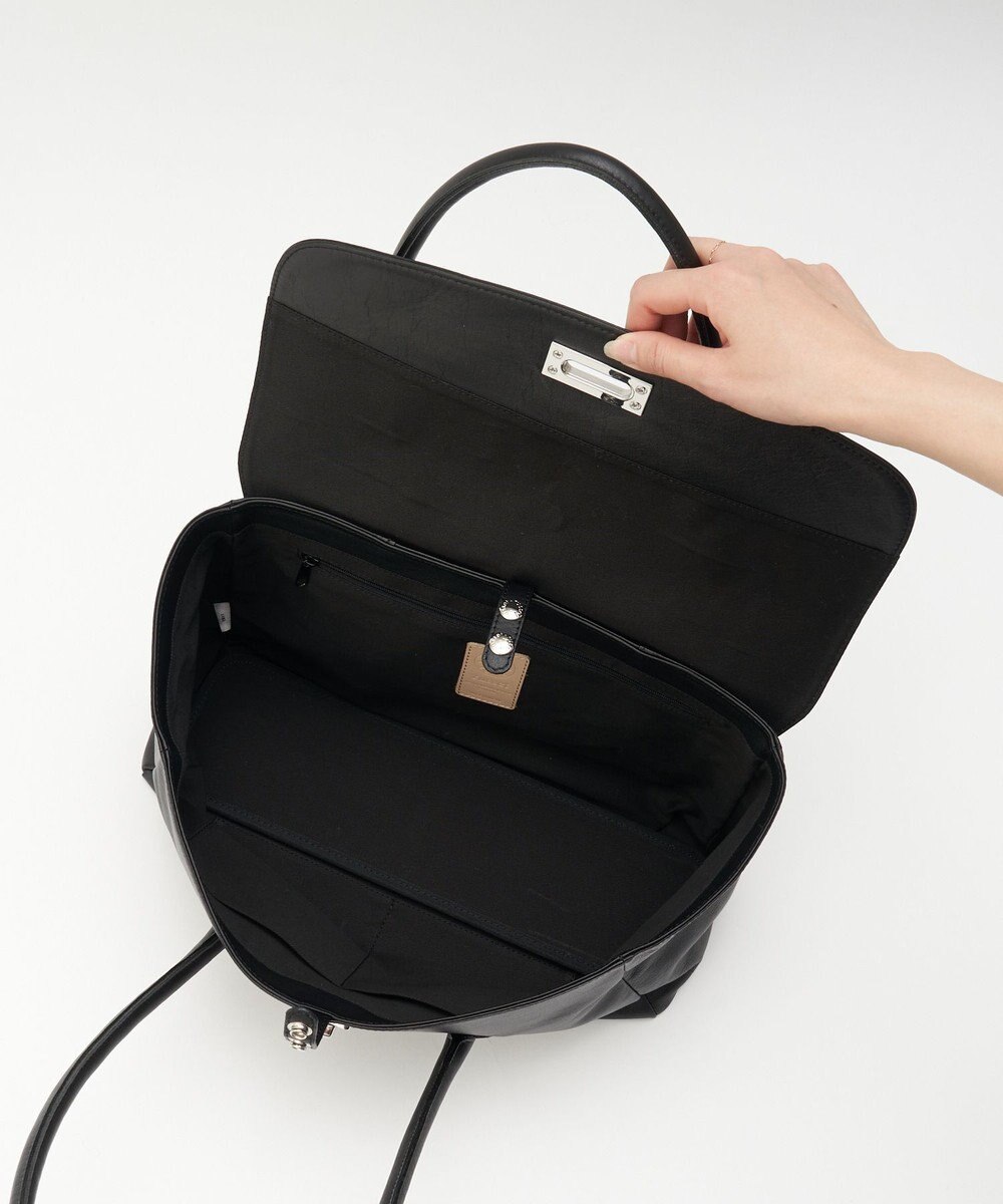 russet 《@__serako.r__企画》ソフトレザーフラップトートバッグ(CE-1678) 