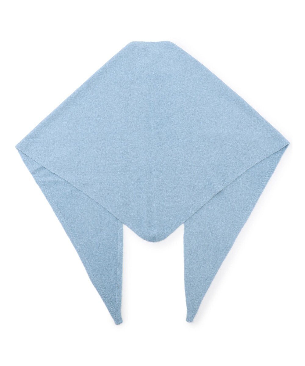 UNFILO 【WEB/一部店舗限定】ふわふわニット 三角ストール 