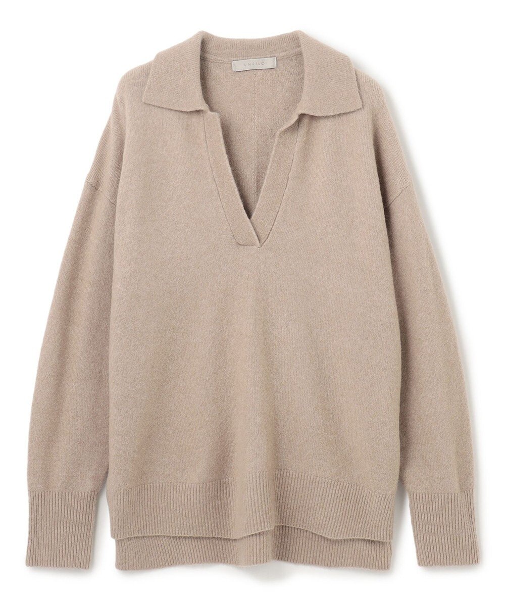 UNFILO ふわふわ スキッパーニット 