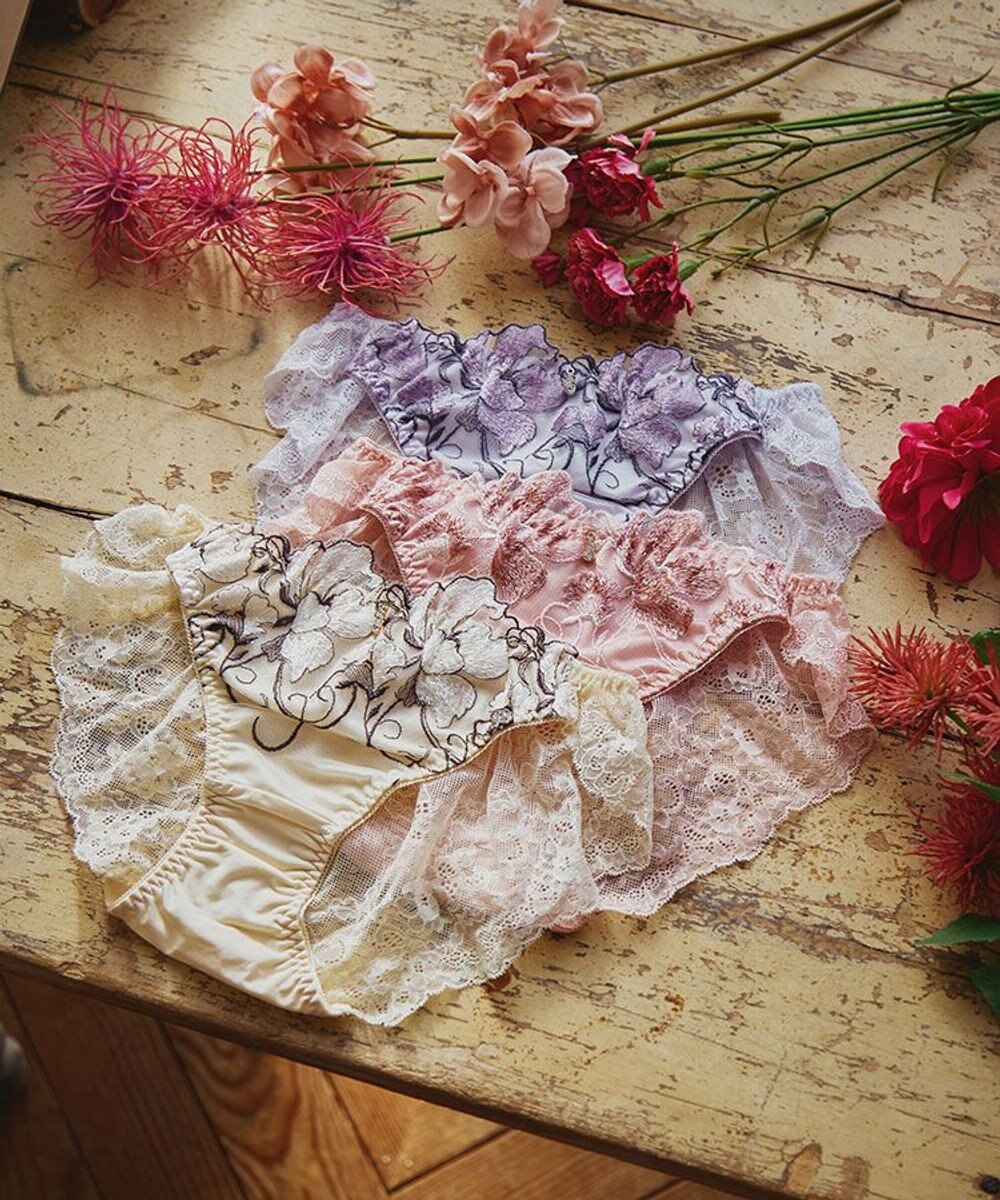 San-ai Resort（三愛水着楽園） 【SALE】エレガントコレクション2403バックレースショーツ 【northerly】 