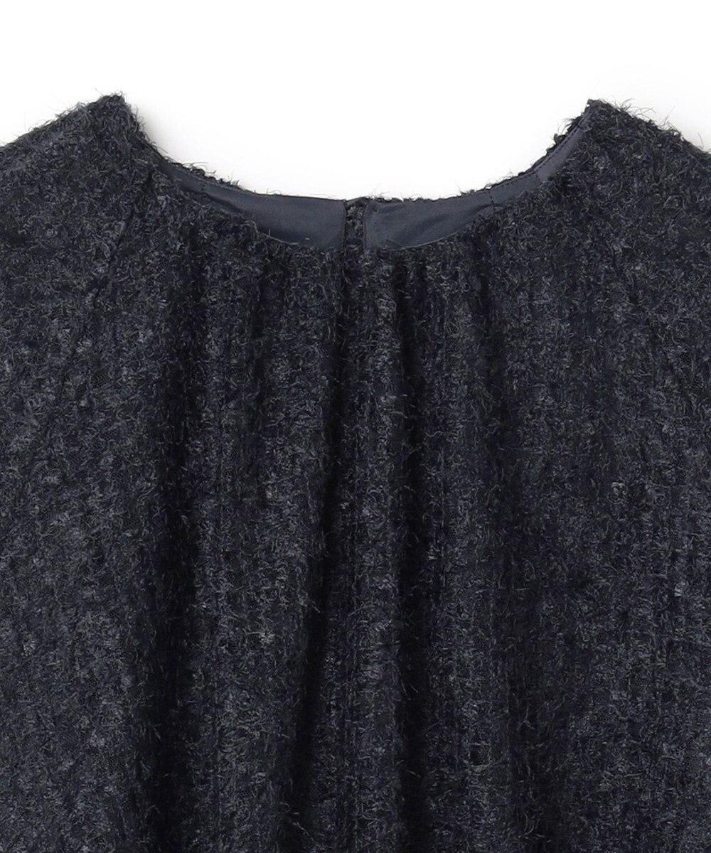 UNFILO L エアリーヤーン ギャザーブラウス 