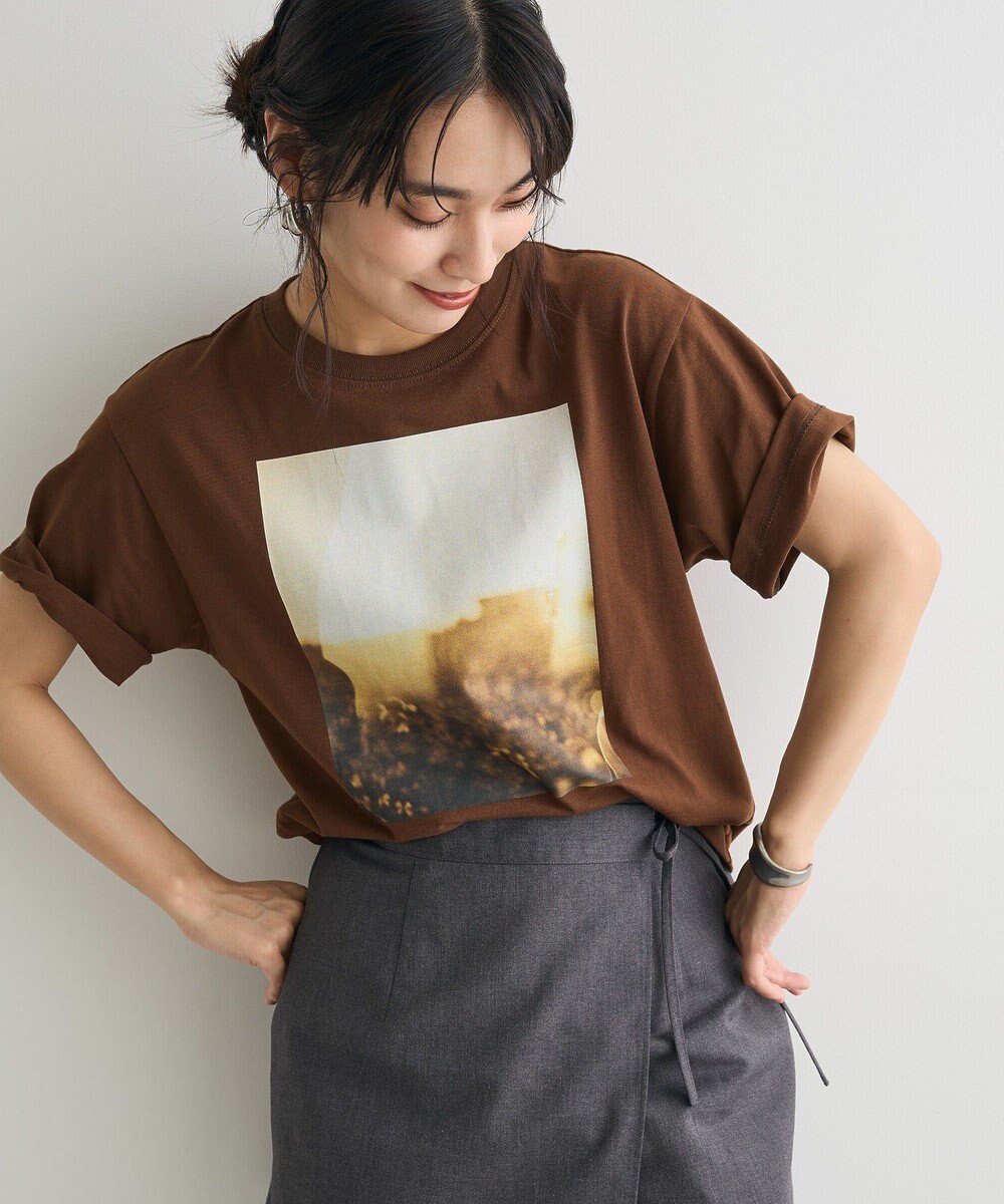 CRAFT STANDARD BOUTIQUE 接触冷感/フォトプリントTEE 