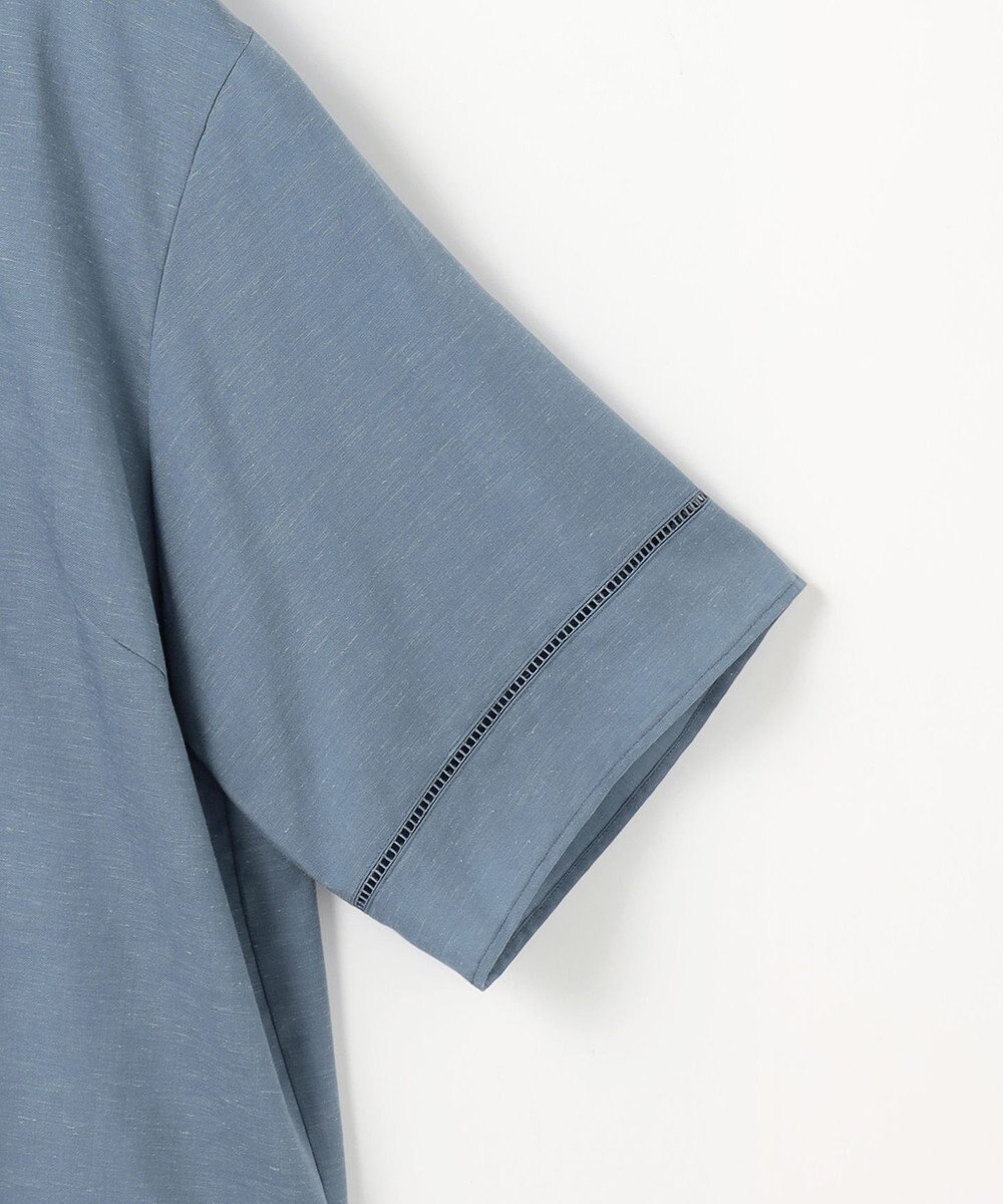 自由区 ナチュラルリネン ブラウス 