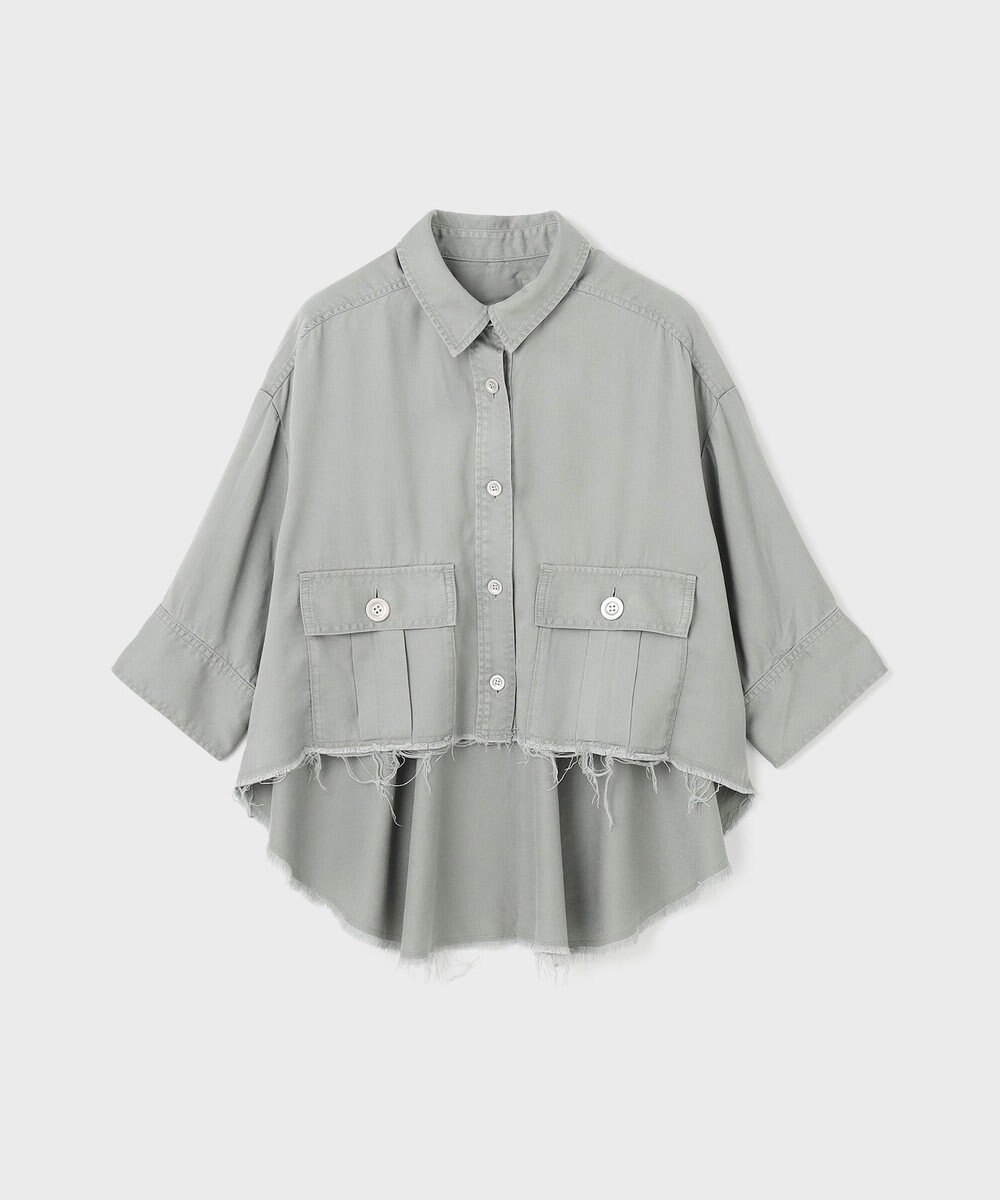 GRACE CONTINENTAL ハーフスリーブルーズシャツ 