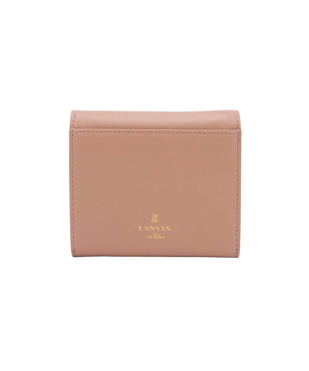 LANVIN en Bleu イエナ 二つ折り中ボックス財布 