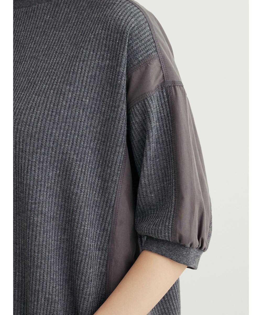 Green Parks ワッフル布帛ドッキングプルオーバー２ 