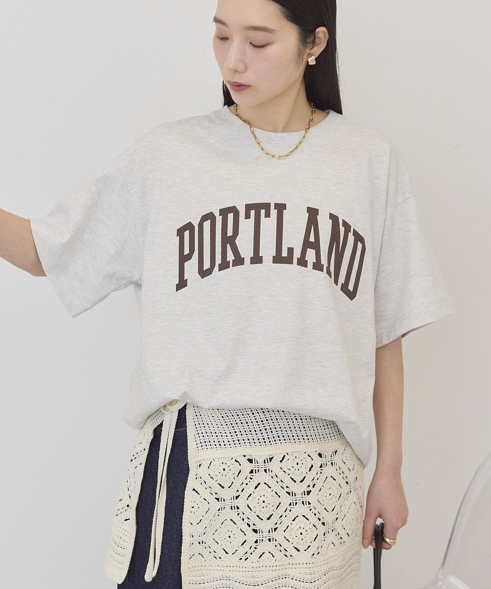 AMERICAN HOLIC PORTLAND裾ラウンドTシャツ 