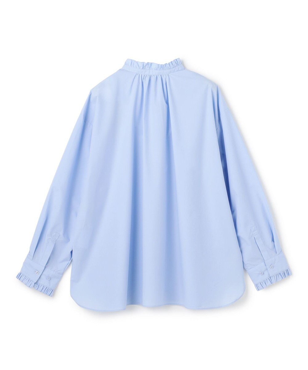 UNFILO フリルネック ブラウス 