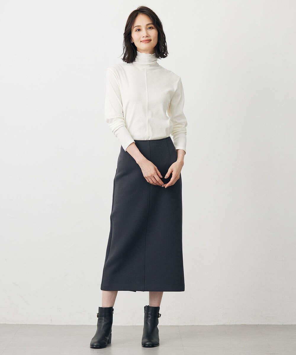 J.PRESS LADIES S ダンボールジャージー ナロー スカート 