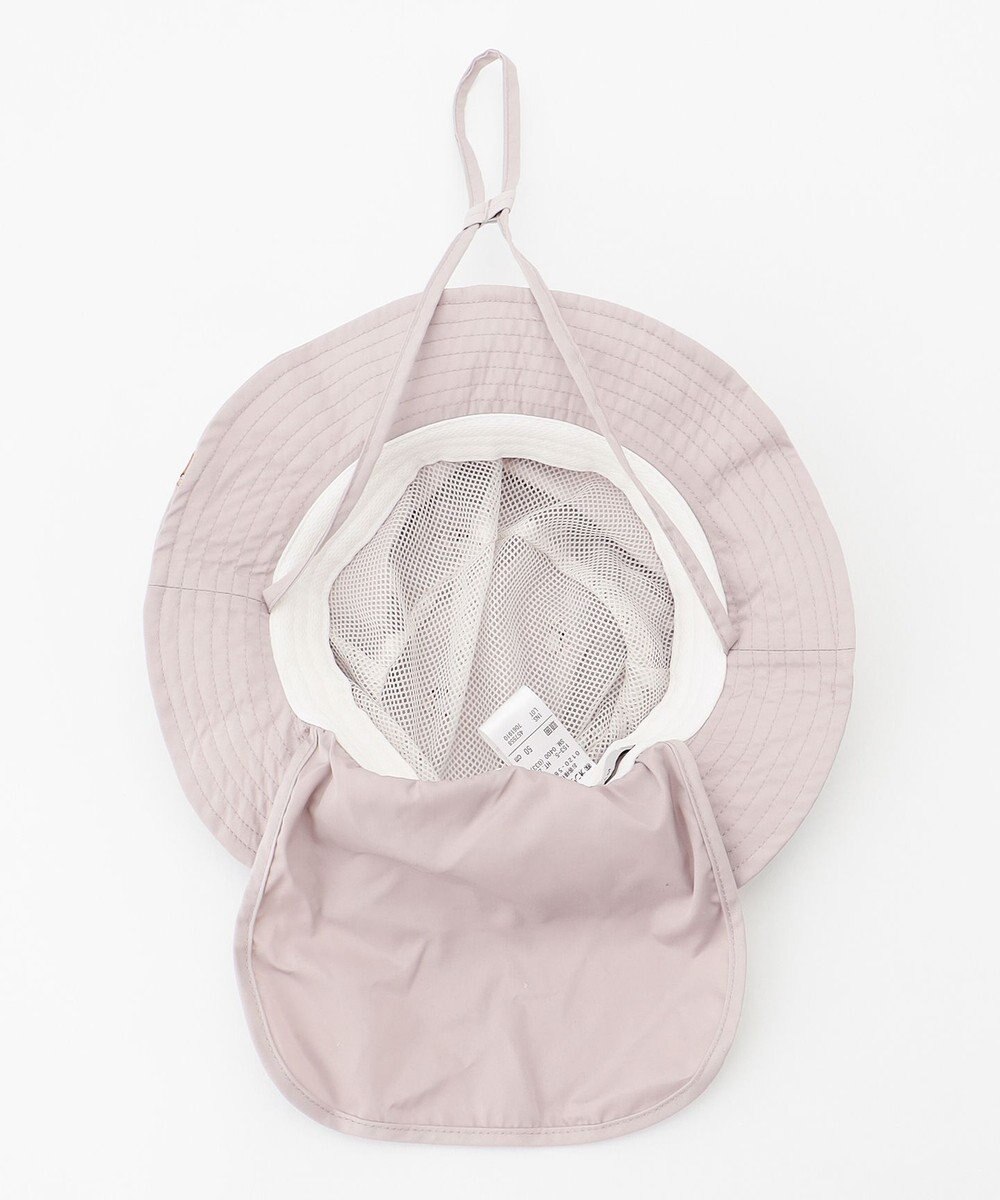 ANY KIDS 日よけ付き 刺繍 バケット ハット 