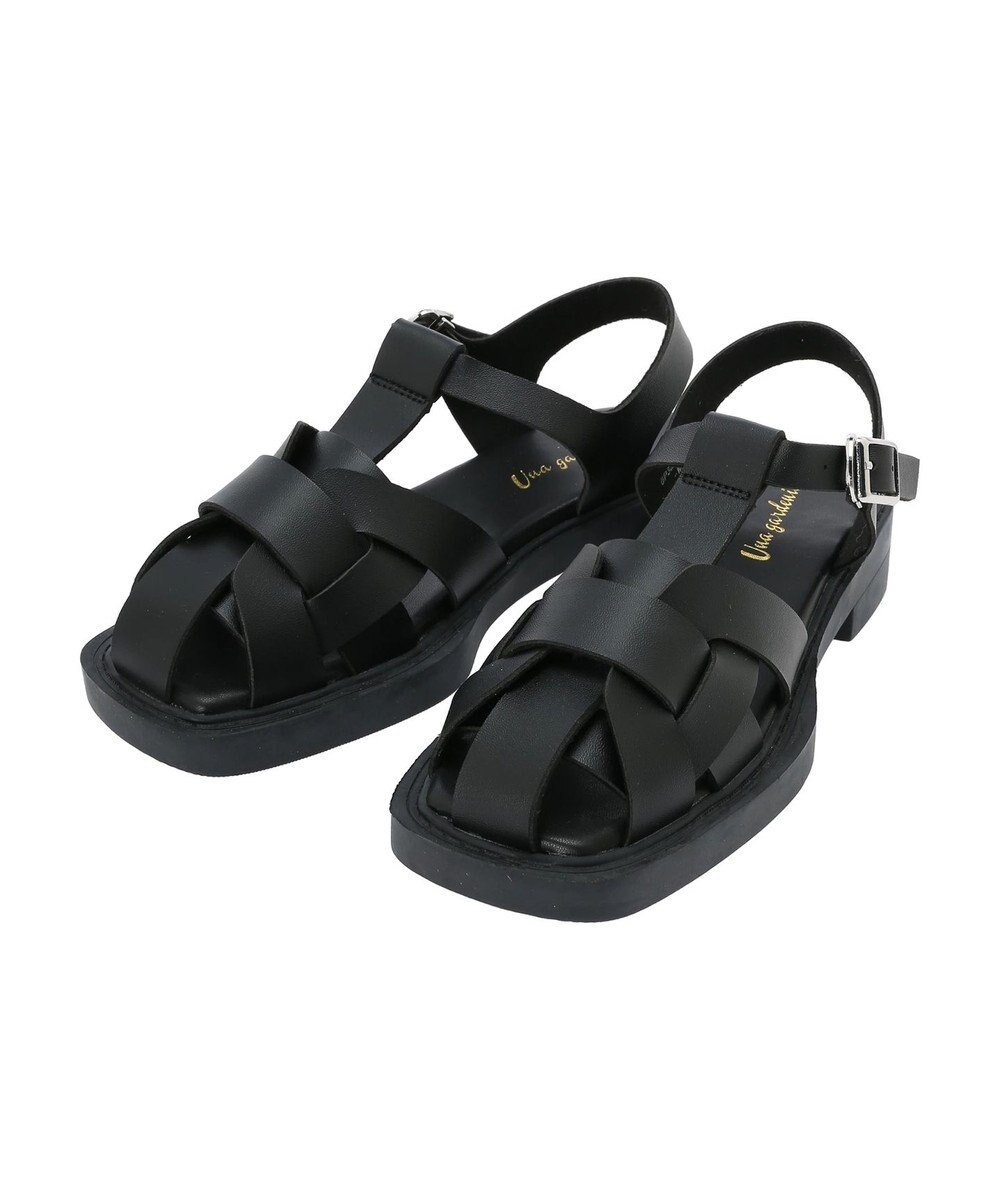 Green Parks ・Ｕｎａ　ｇａｒｄｅｎｉａ　スクエアトゥグルカサンダル 