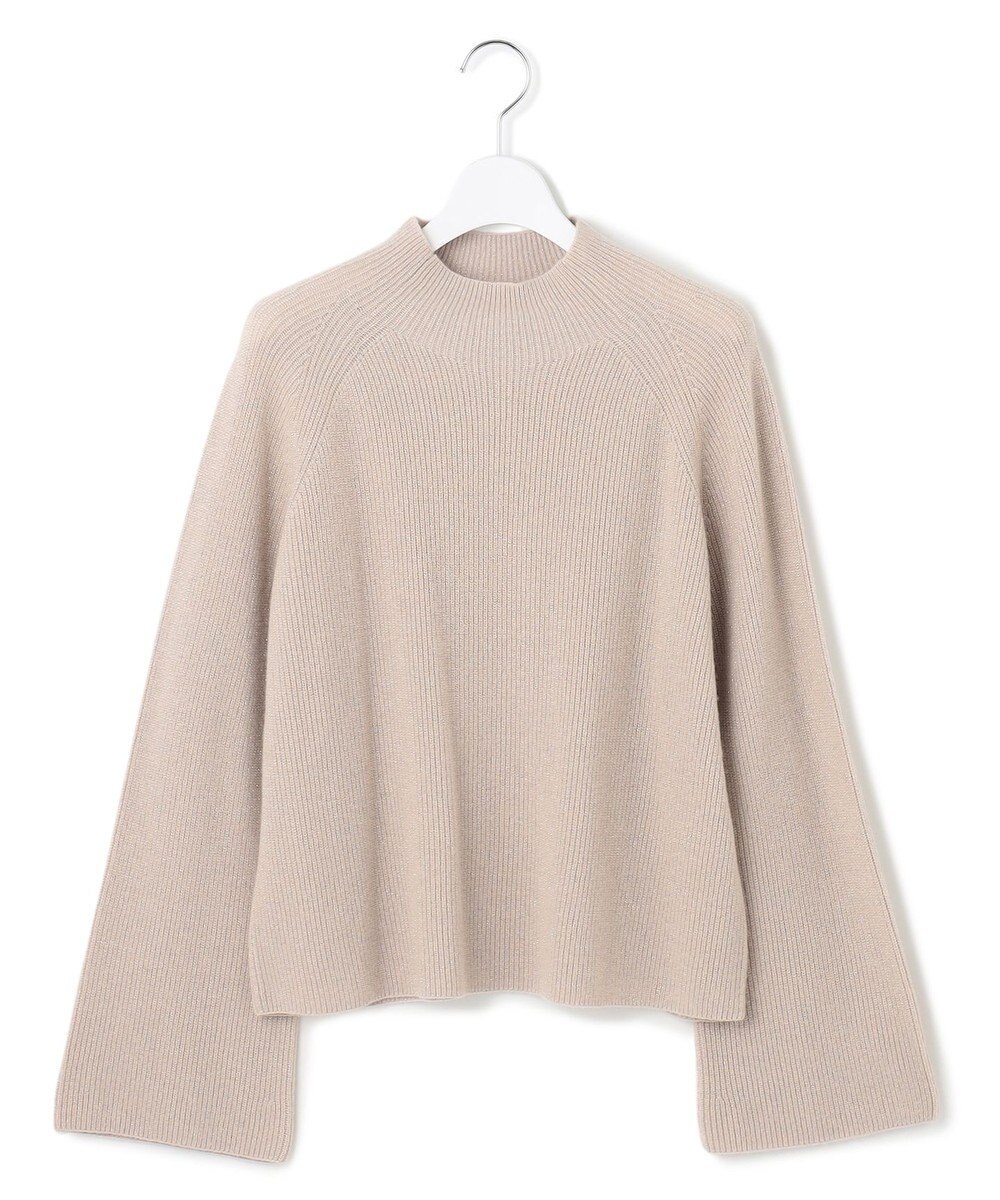 23区 【洗える】ラメウール ハイネック ニット 