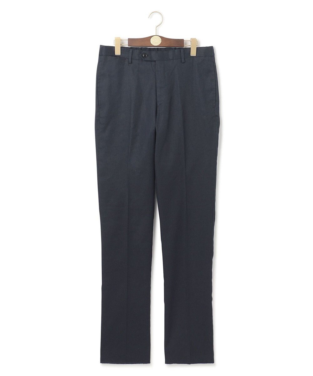 J.PRESS MEN 【ウォッシャブル可】コンフォートストレッチリネン スラックス 
