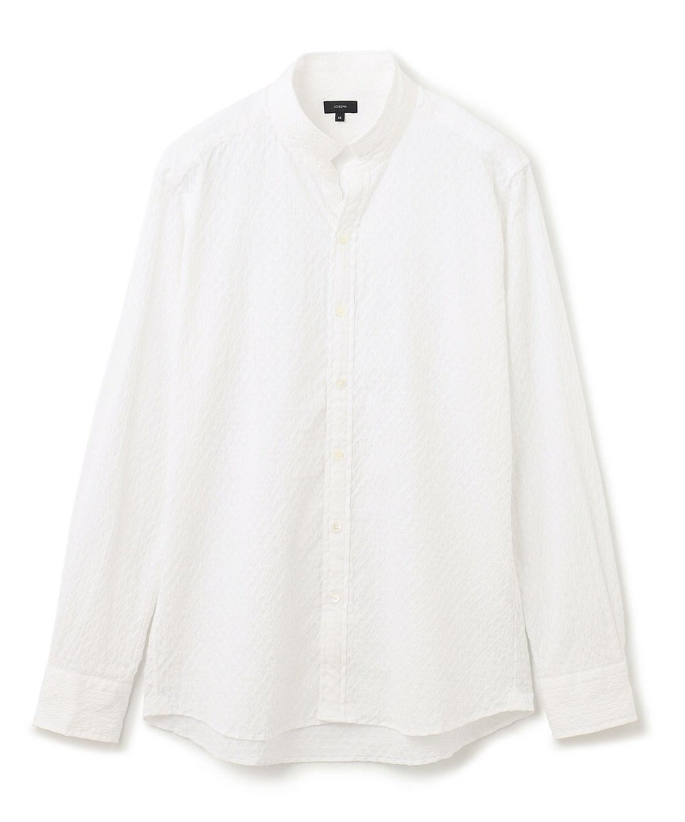JOSEPH HOMME トライジャガードストレッチ　ウィングカラーシャツ 