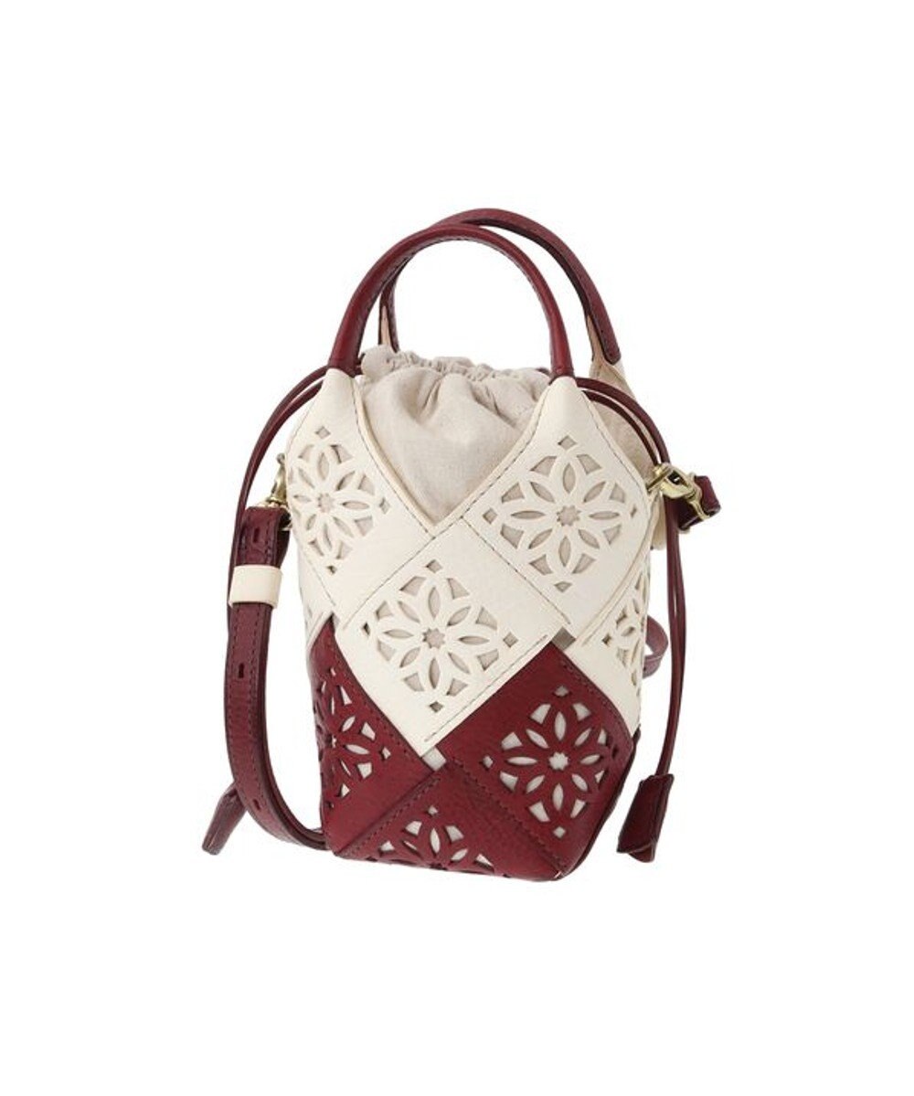 genten 【WEB限定カラー】サステナブルカットワーク ポシェット 