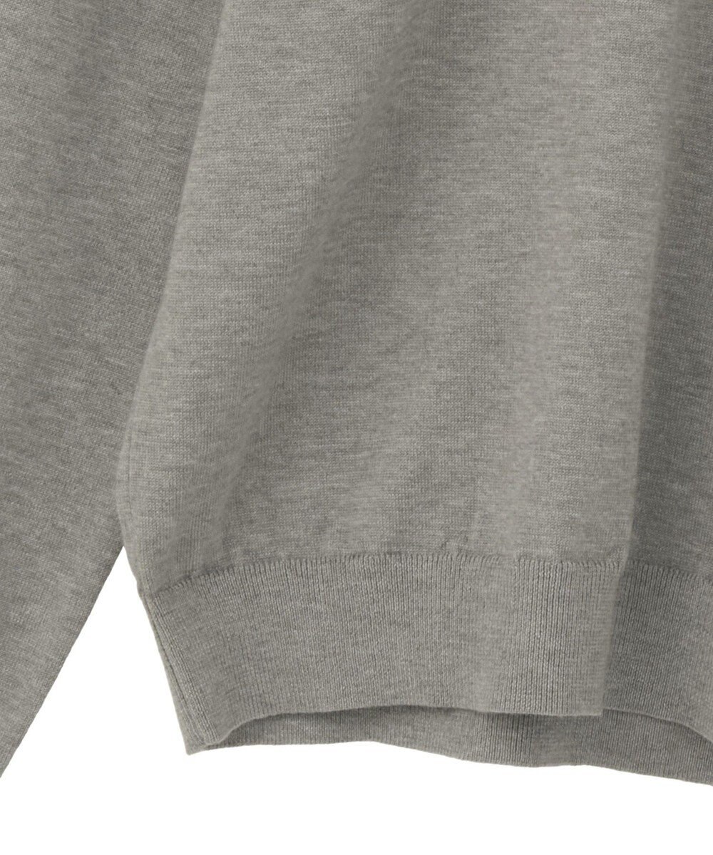 YECCA VECCA 2wayフリルクルーネックニット 