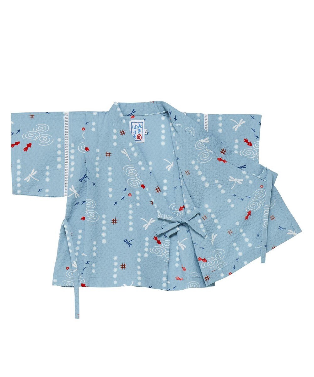 MIKI HOUSE HOT BISCUITS 【ミキハウス】【80-150cm】 金魚・とんぼ和柄の甚平スーツ 