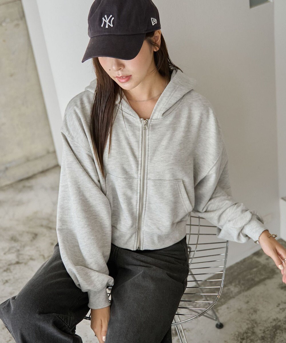 WEGO ショートジップパーカー 