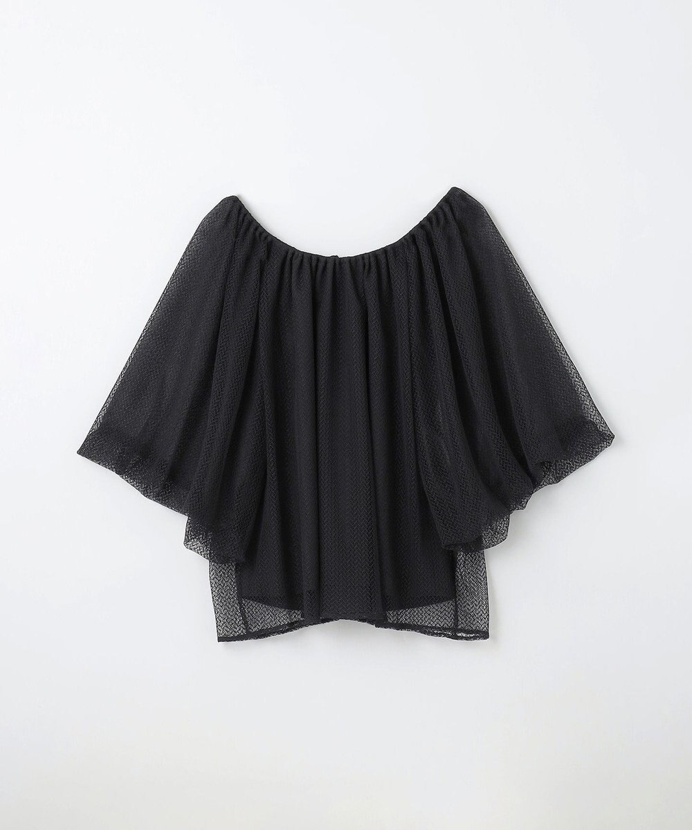 GRACE CONTINENTAL レイヤードチュールトップ 