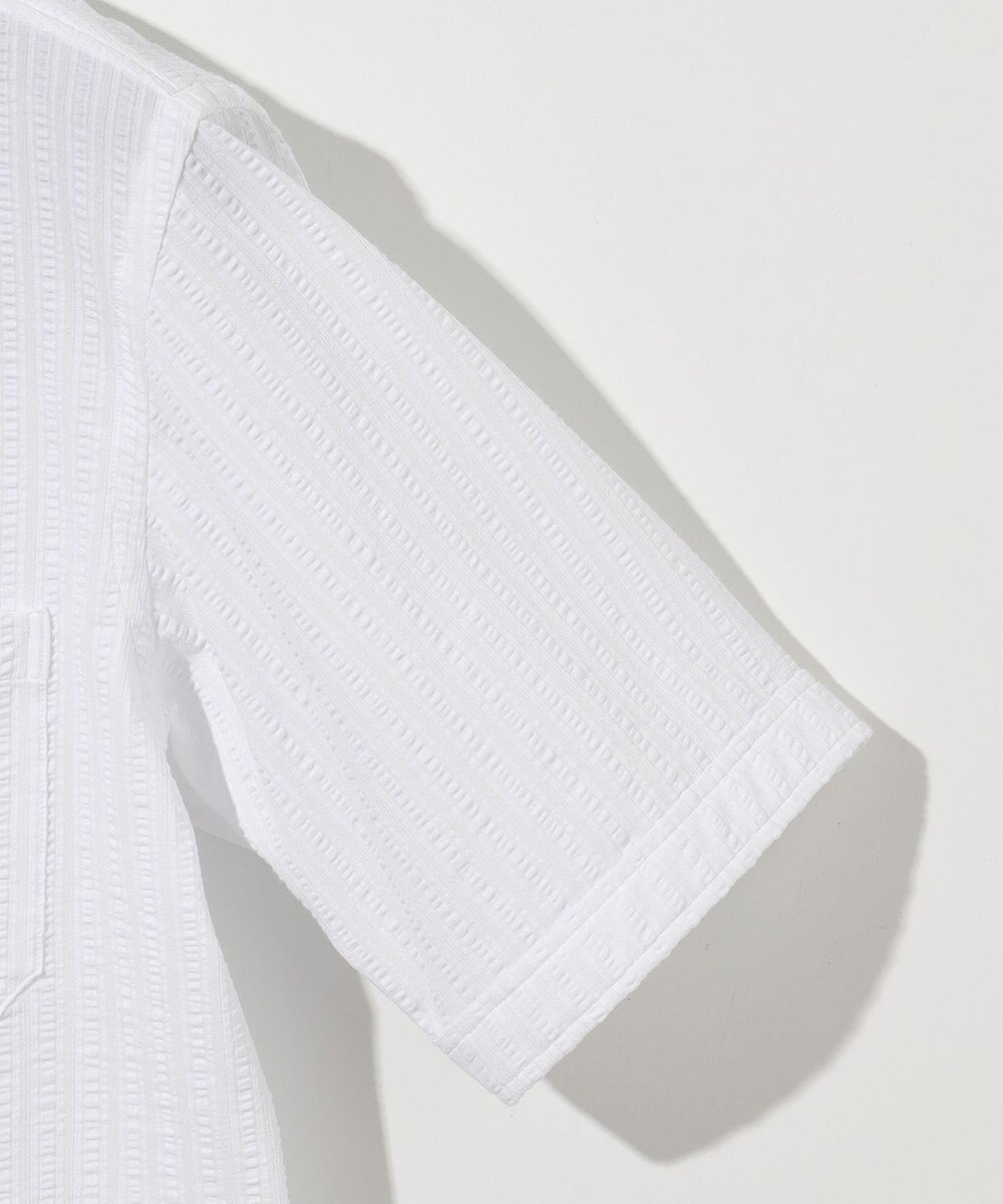 JOSEPH ABBOUD 【ストレッチ/イージーケア】コンパクトジャージーサッカーシャツ 