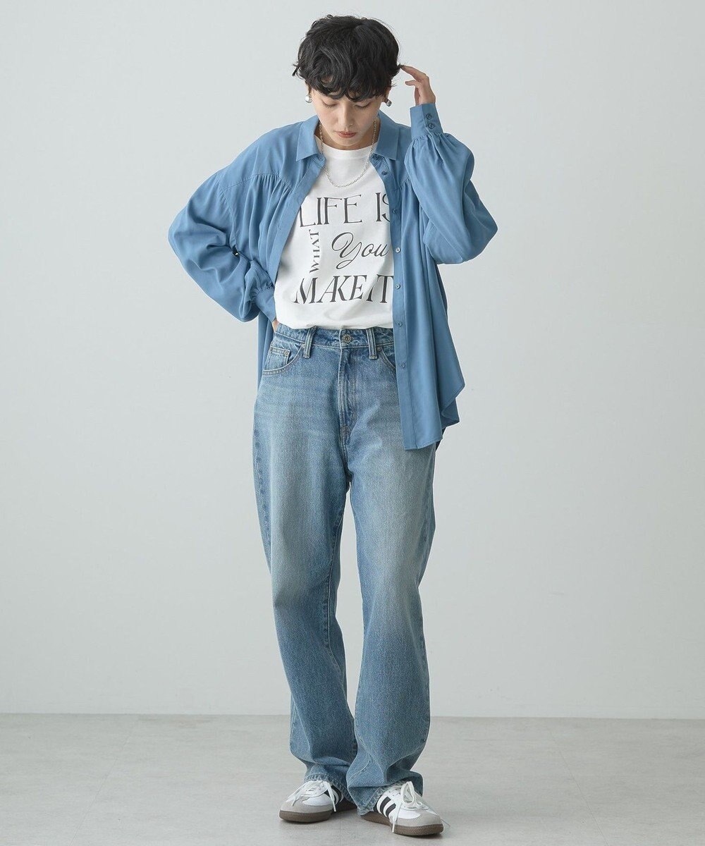 AMERICAN HOLIC バックＶギャザーブラウス 