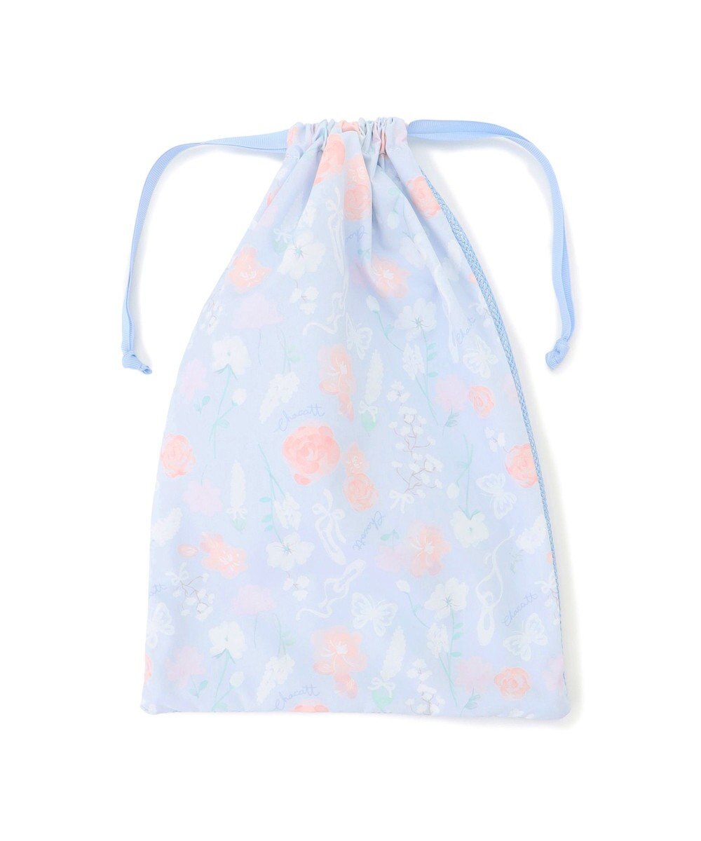Chacott フラワー半メッシュ巾着M 