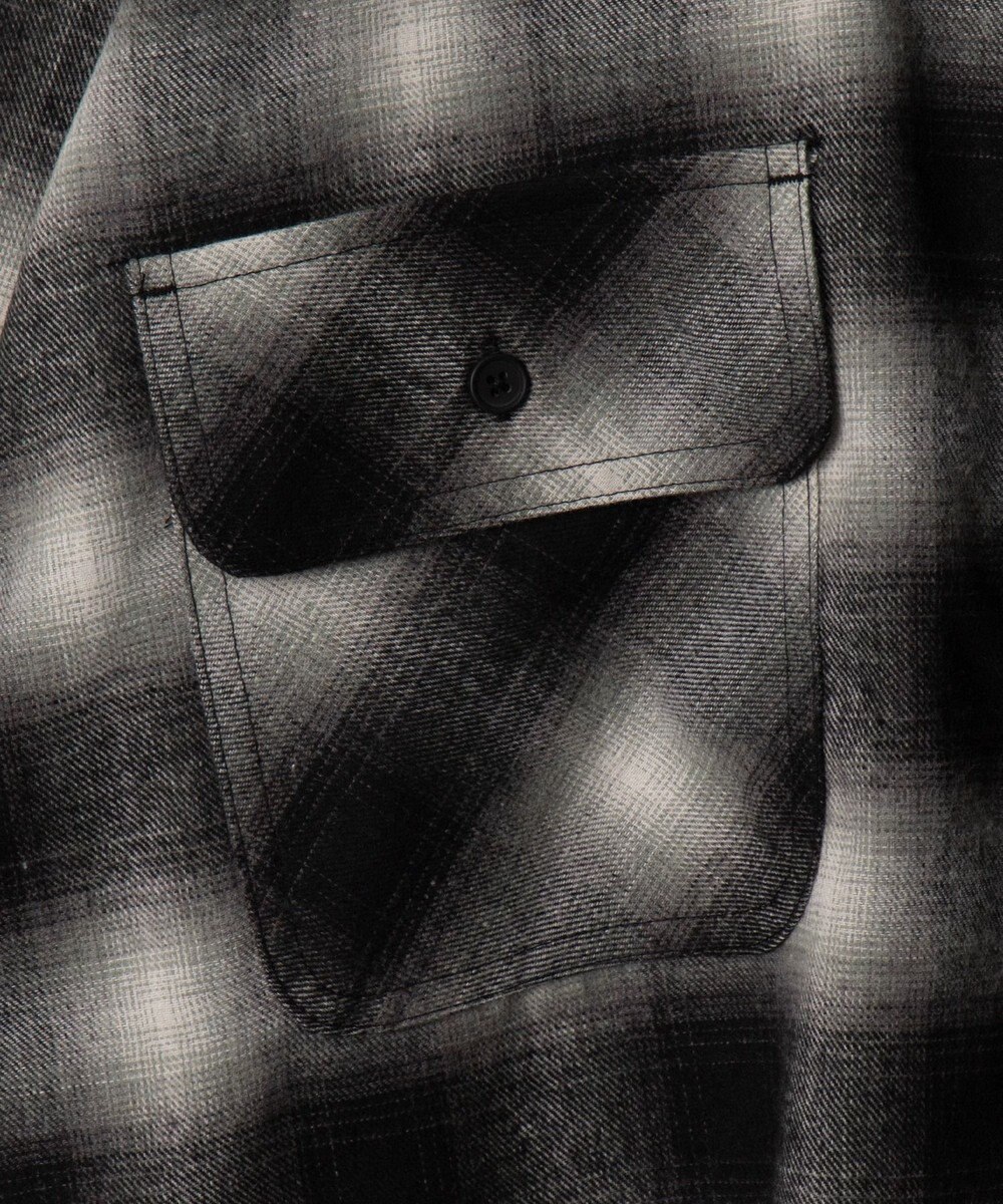 WEGO 【ユニセックス着用ITEM/SMLサイズ展開】チェックネルシャツ 