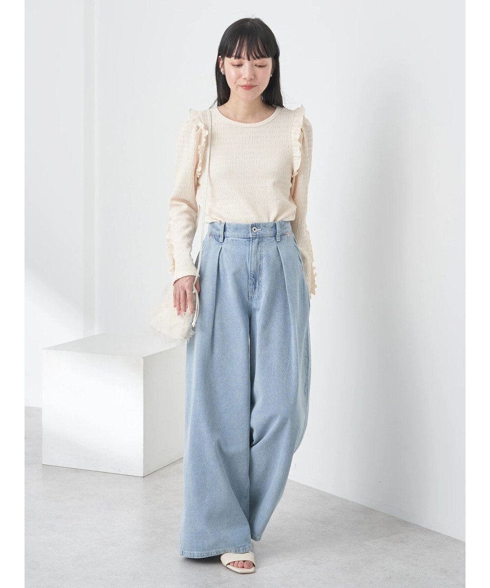 earth music&ecology シャーリングカットプルオーバー 