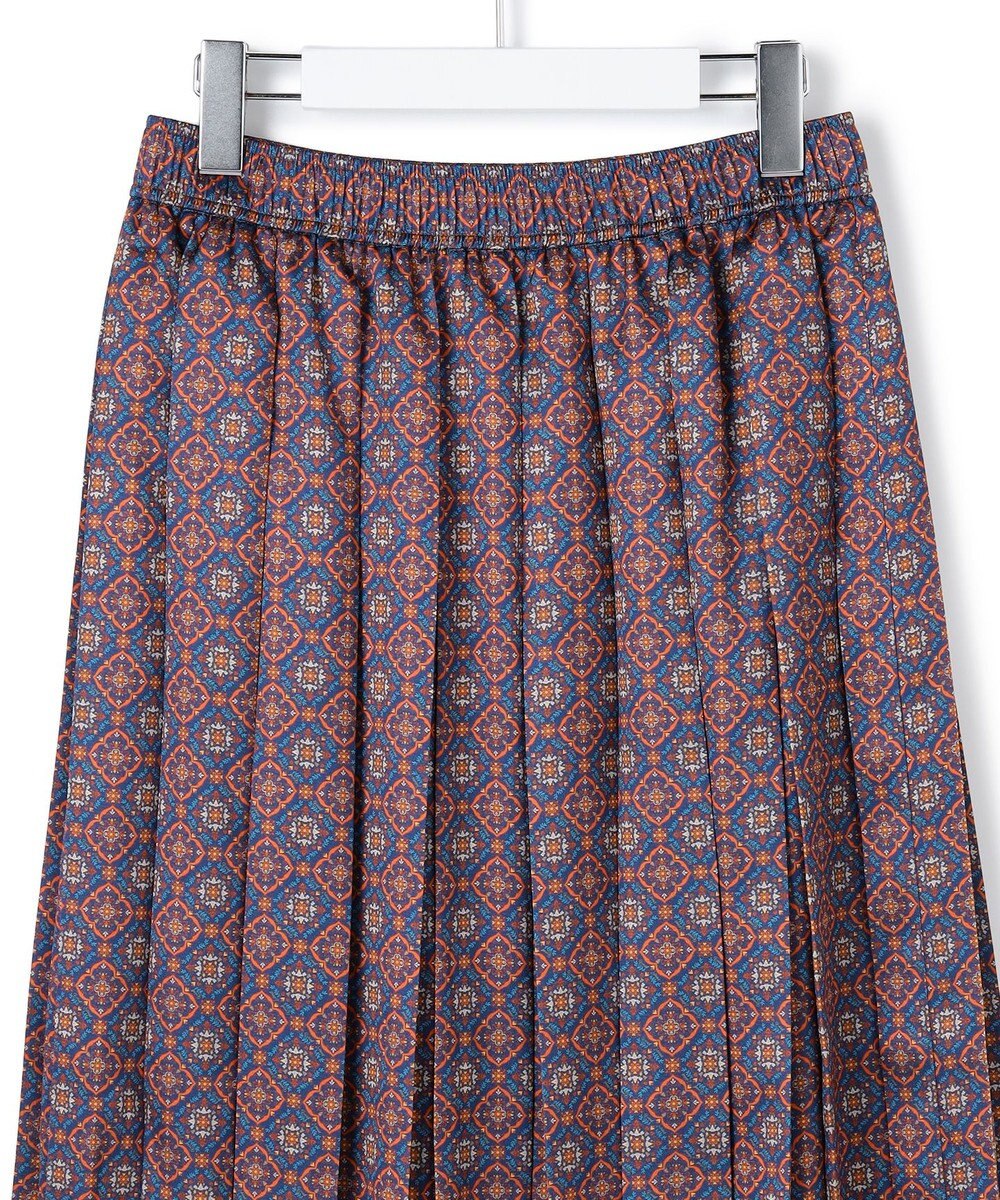 J.PRESS YORK STREET 【WOMEN】オリジナルプリント プリーツスカート 