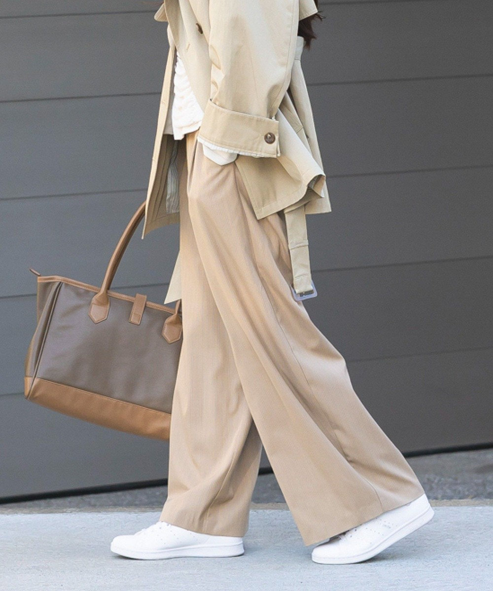 CRAFT STANDARD BOUTIQUE ストライプタックカーブパンツ 