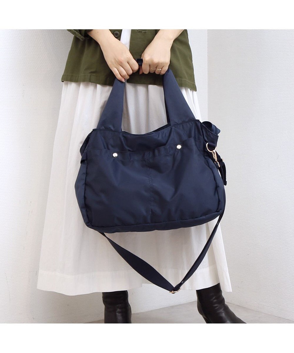 UNBILLION カシュカシュ cachecache / ナイロンタウン2wayボストンバッグ 