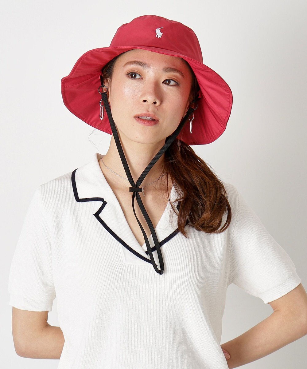 MOONBAT POLO RALPH LAUREN 刺繍 リップパラソルハット 